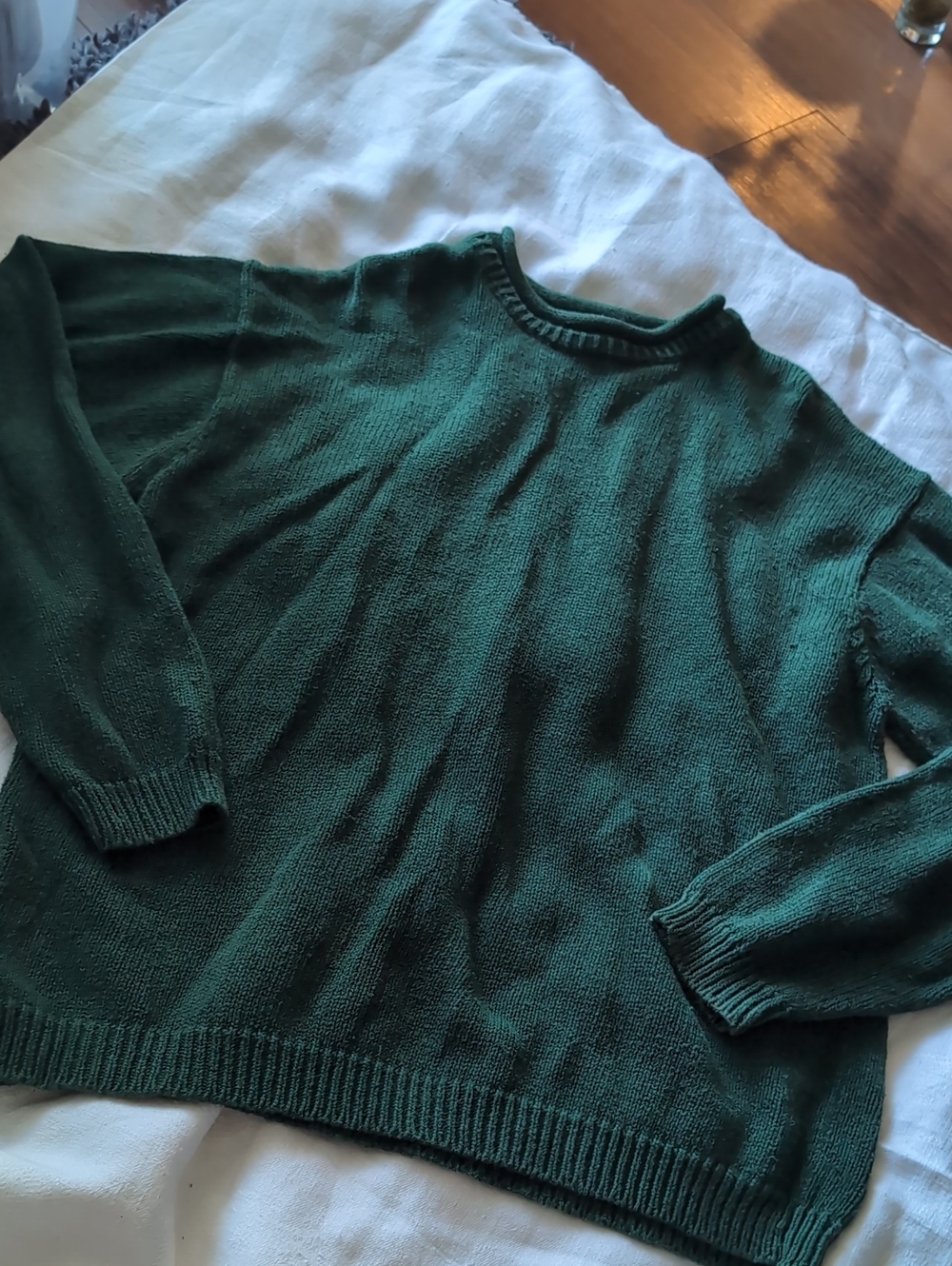 Old Navy Women's Crewneck Sweater - Dark Green
